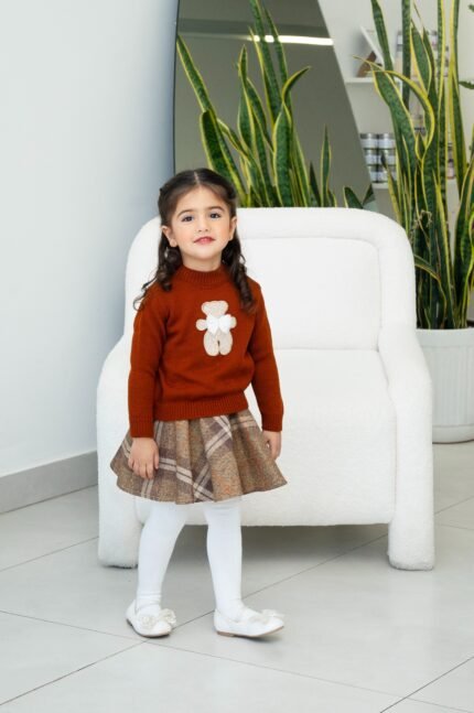 فستان شتوي تريكو